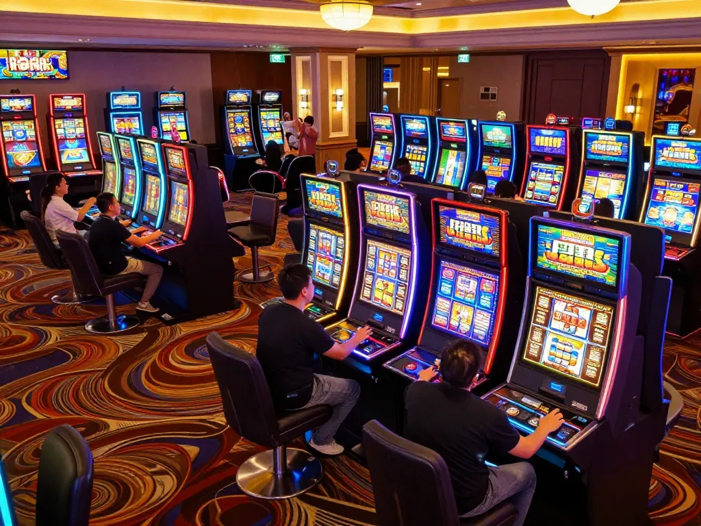 Experience the thrill of a slot bonus new member at vibrant casino machines