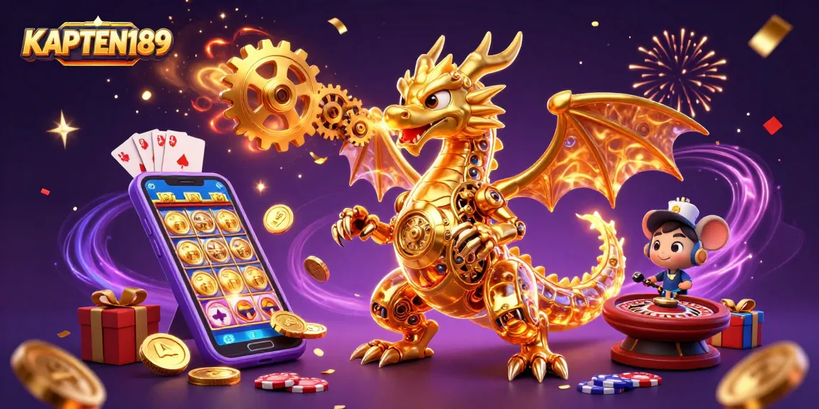 KAPTEN189 menawarkan pengalaman bermain slot online yang menarik dengan visual berkilau.