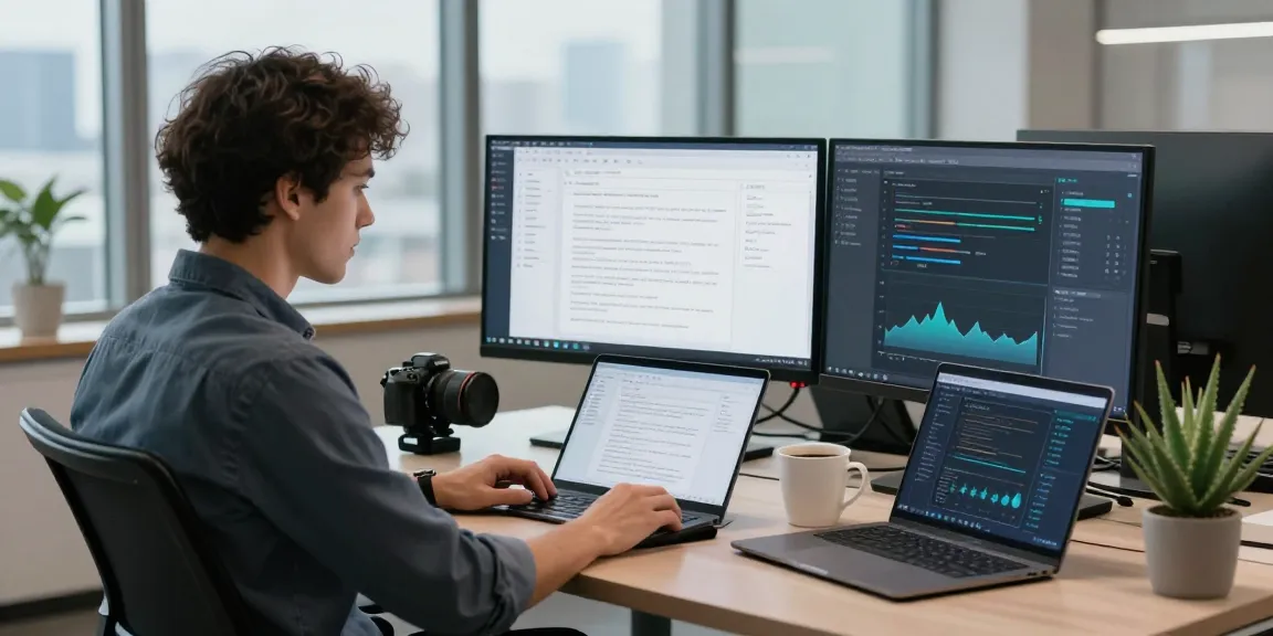 Detect fraud in PDF documents with advanced AI technology in a modern workspace.