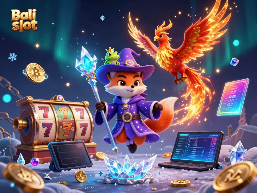Bali slot features invigorating gaming with a mystical wizard fox, phoenix, and enchanted treasures.