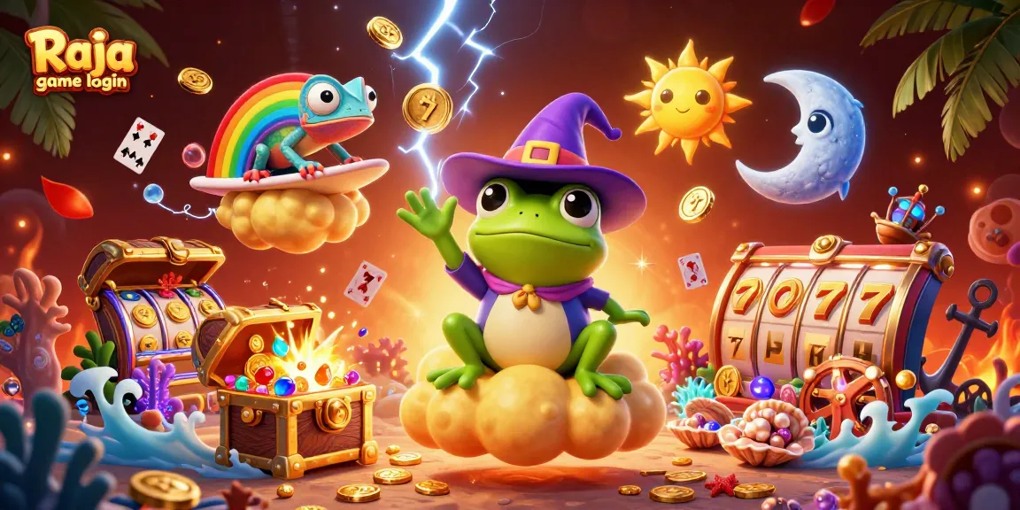 Engage in thrilling moments with Raja game login and enjoy a vibrant casino world overflowing with gold and excitement.