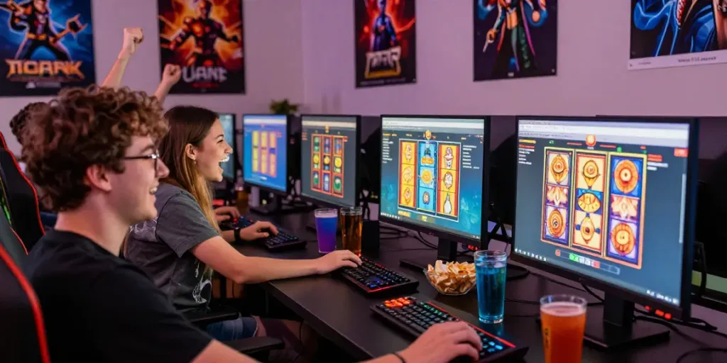 Situs slot gacor menarik dan seru dengan teman dalam suasana menyenangkan saat bermain online.
