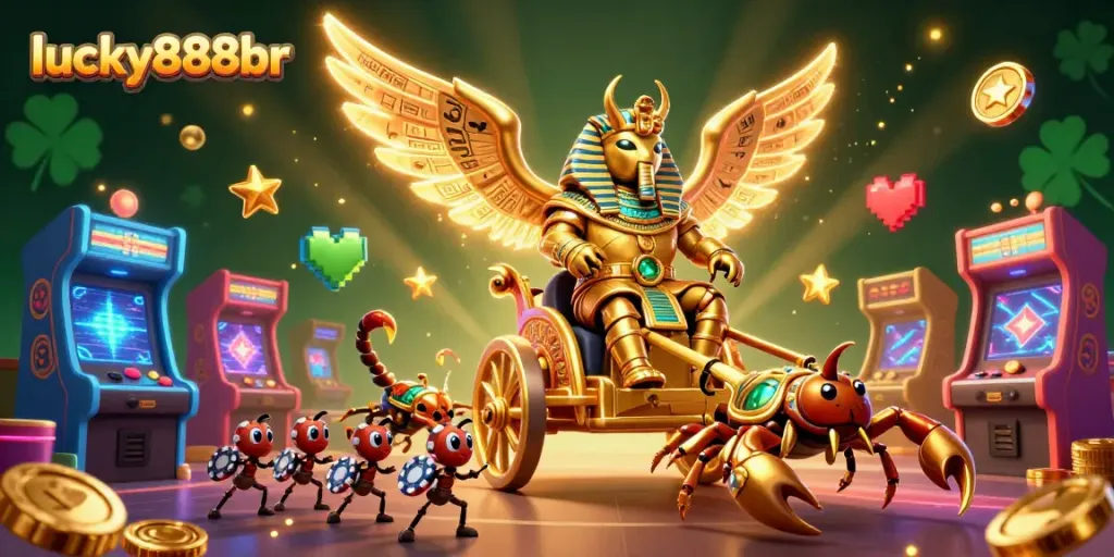Engage with lucky888br's thrilling gaming experience featuring dynamic casino elements and vibrant characters.