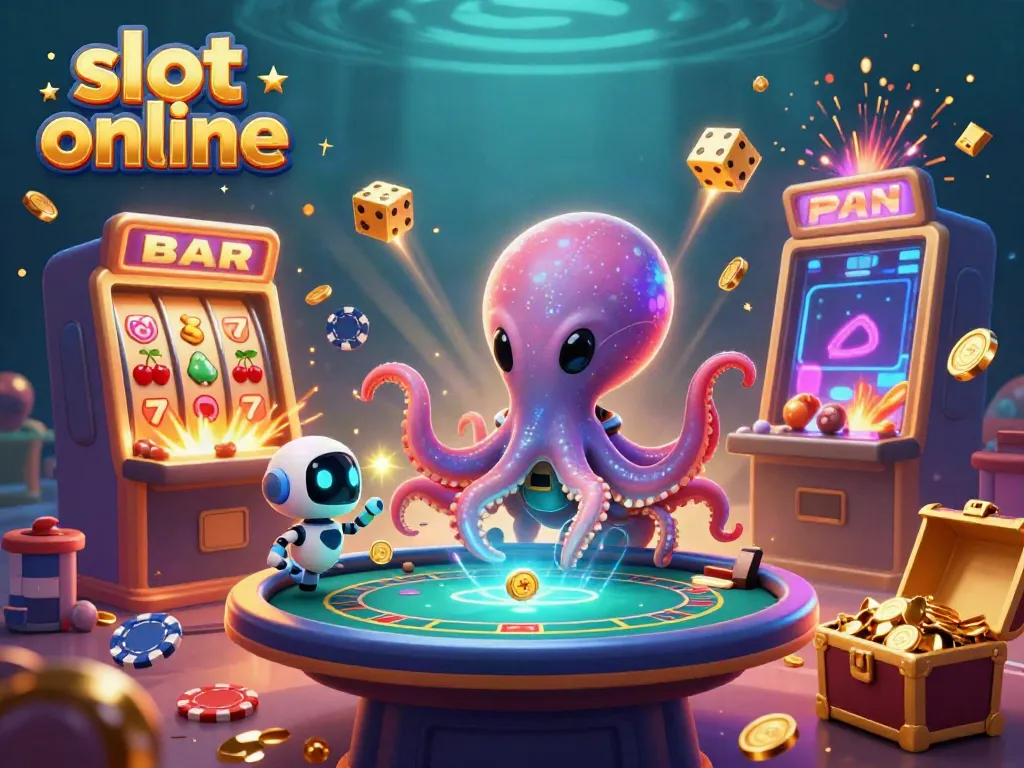 Experience thrilling gameplay in slot online amidst a dazzling 3D cartoon universe, featuring exciting characters and dynamic elements.