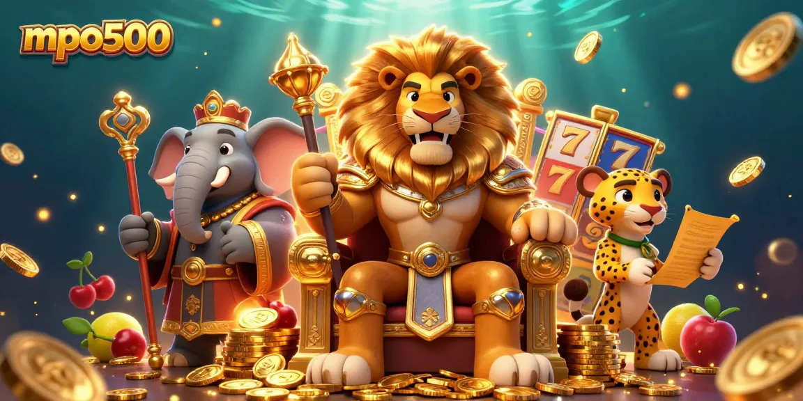 Experience thrilling gameplay at mpo500 with vivid casino-themed characters and vibrant slot elements.