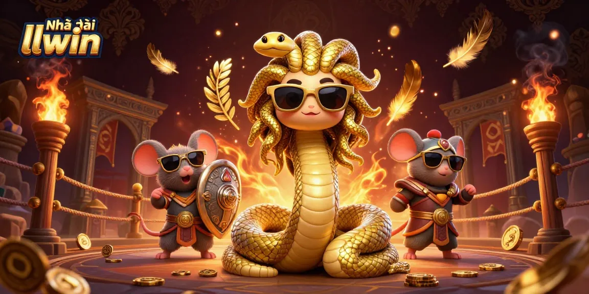 Experience thrilling gameplay at Nhà cái llwin in this 3D illustration featuring dynamic casino elements.