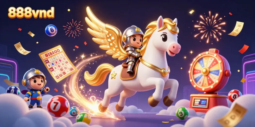 Play exciting online games at 888vnd with vibrant lottery balls and dynamic prizes.