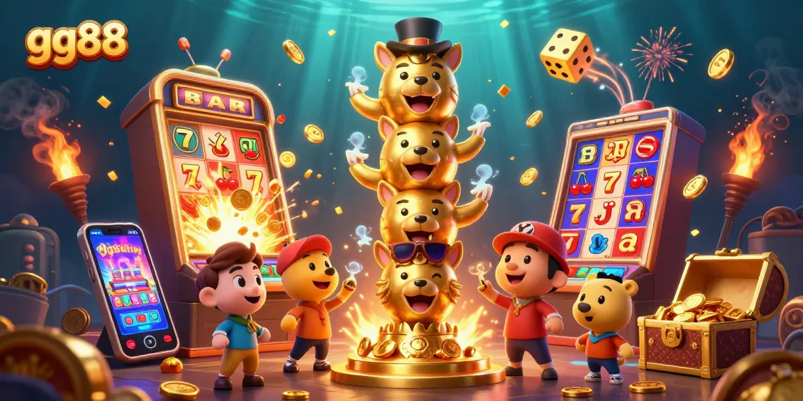 Experience jackpot wins at gg88 with vibrant casino games featuring a golden totem and rich animations.