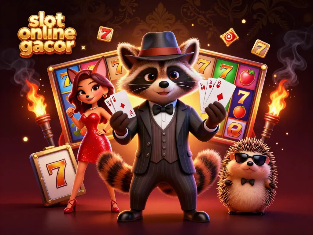 Experience excitement with slot online gacor, featuring vibrant characters and dynamic game elements.