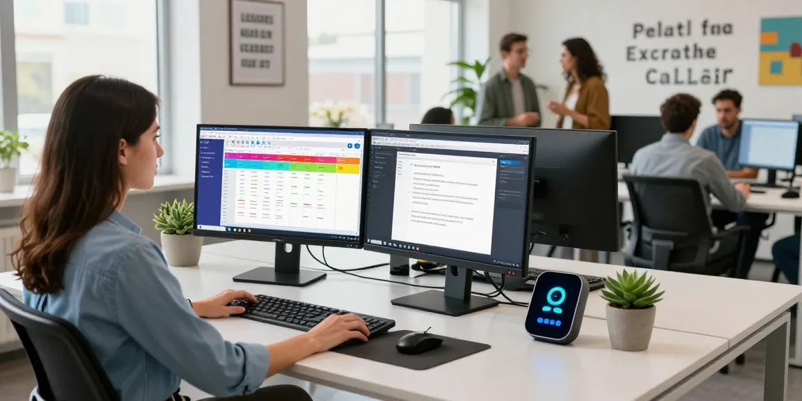 Professional woman using productivity applications at the WPS Official Website workspace, modern office setting emphasizing efficiency.