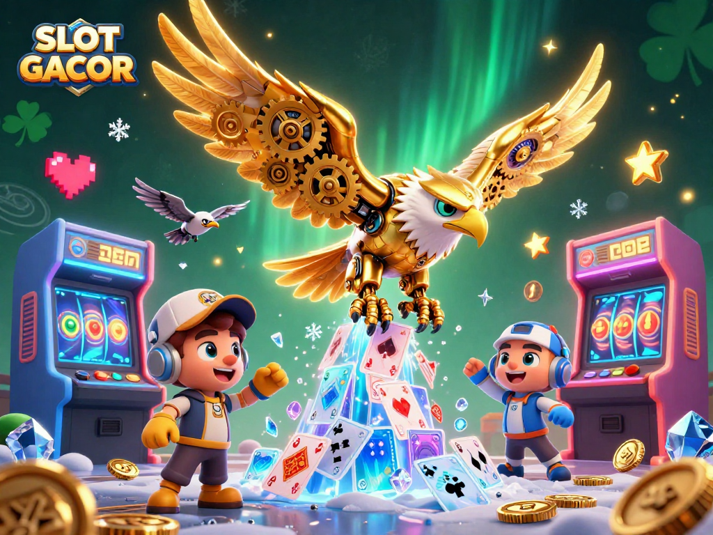 Engage with SLOT GACOR through the vibrant 3D world of dynamic gaming, featuring unique characters in action.