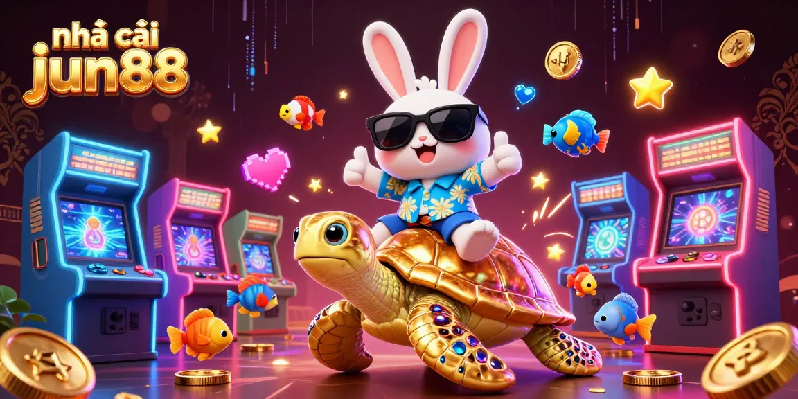 Experience the excitement at nhà cái jun88, where colorful games and engaging characters interact in a vibrant casino setting.