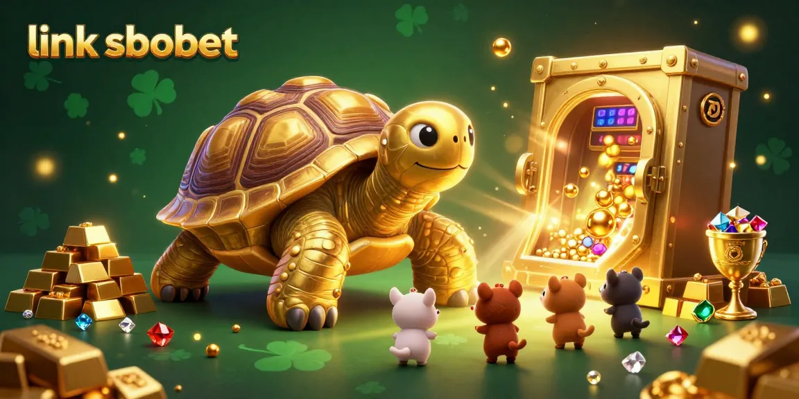Enjoy thrilling moments with link sbobet as golden tortoise and friends explore an exciting gambling adventure.