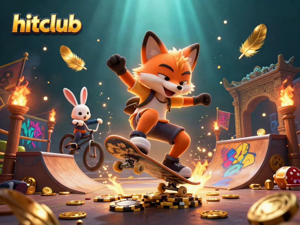 Experience the thrill of hitclub with a dynamic casino scene featuring action-packed characters and rich gambling elements.