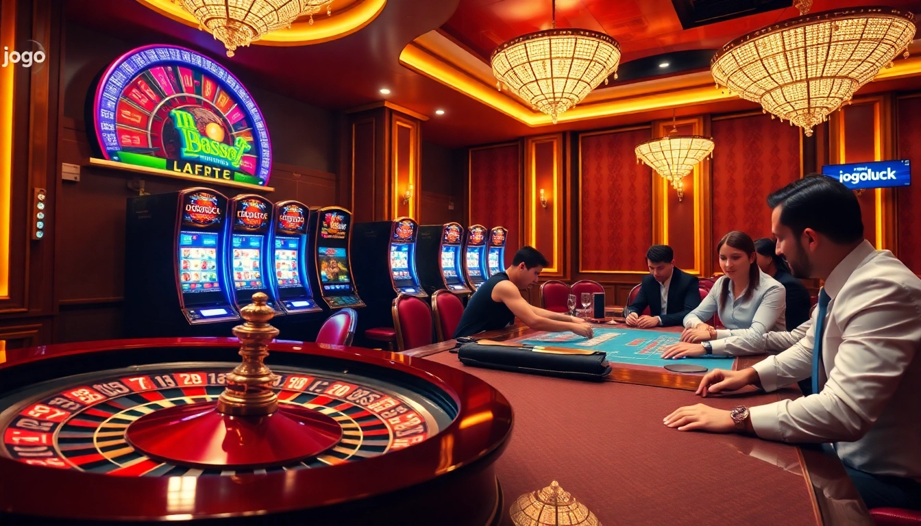 Experience thrilling gameplay at Jogoluck with vibrant tables and engaging poker competitions.