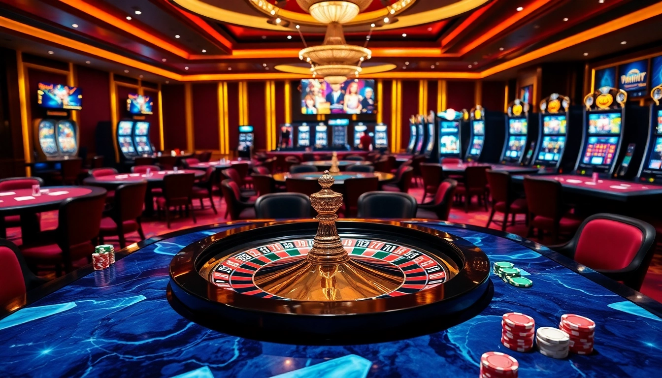 Enjoy a thrilling gaming experience at https://rr88co.net/, featuring vibrant casino tables and poker chips.