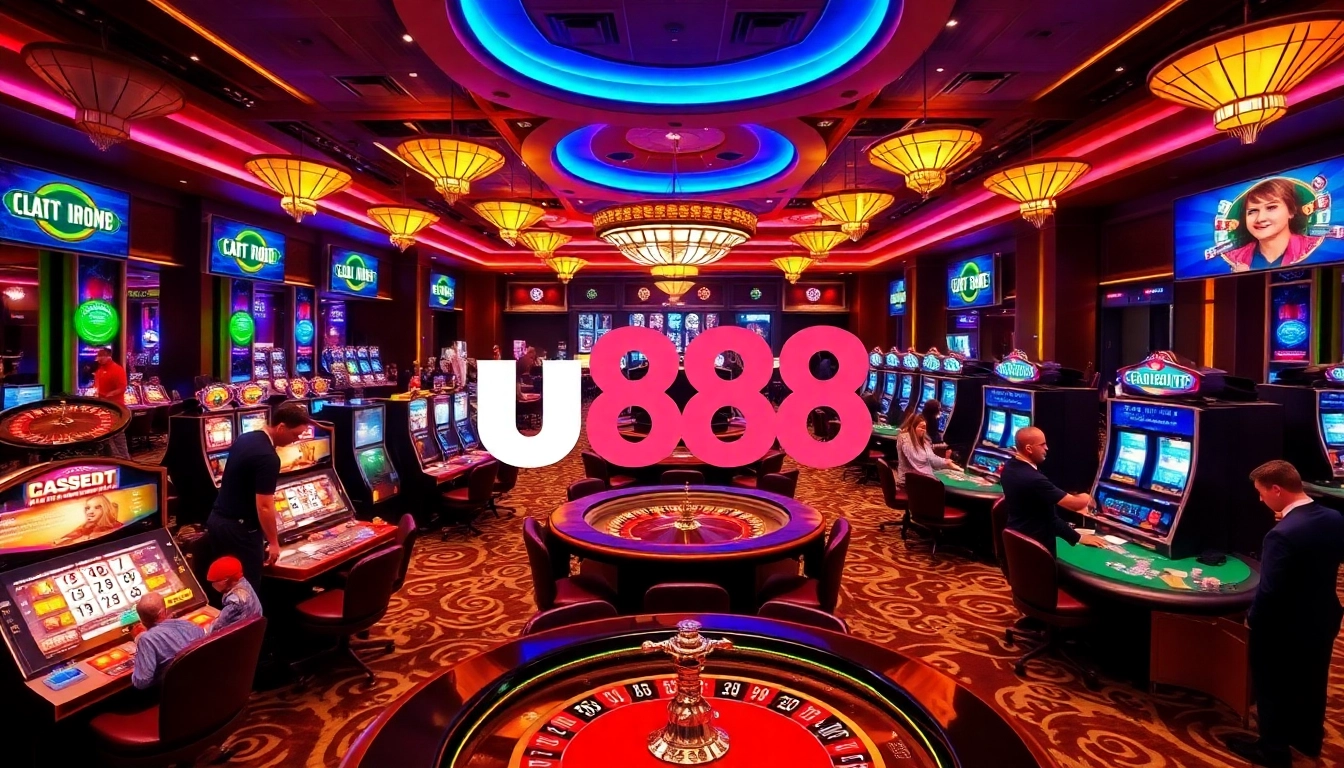 Experience thrilling gameplay at u888 casino with vibrant tables and exciting slots.