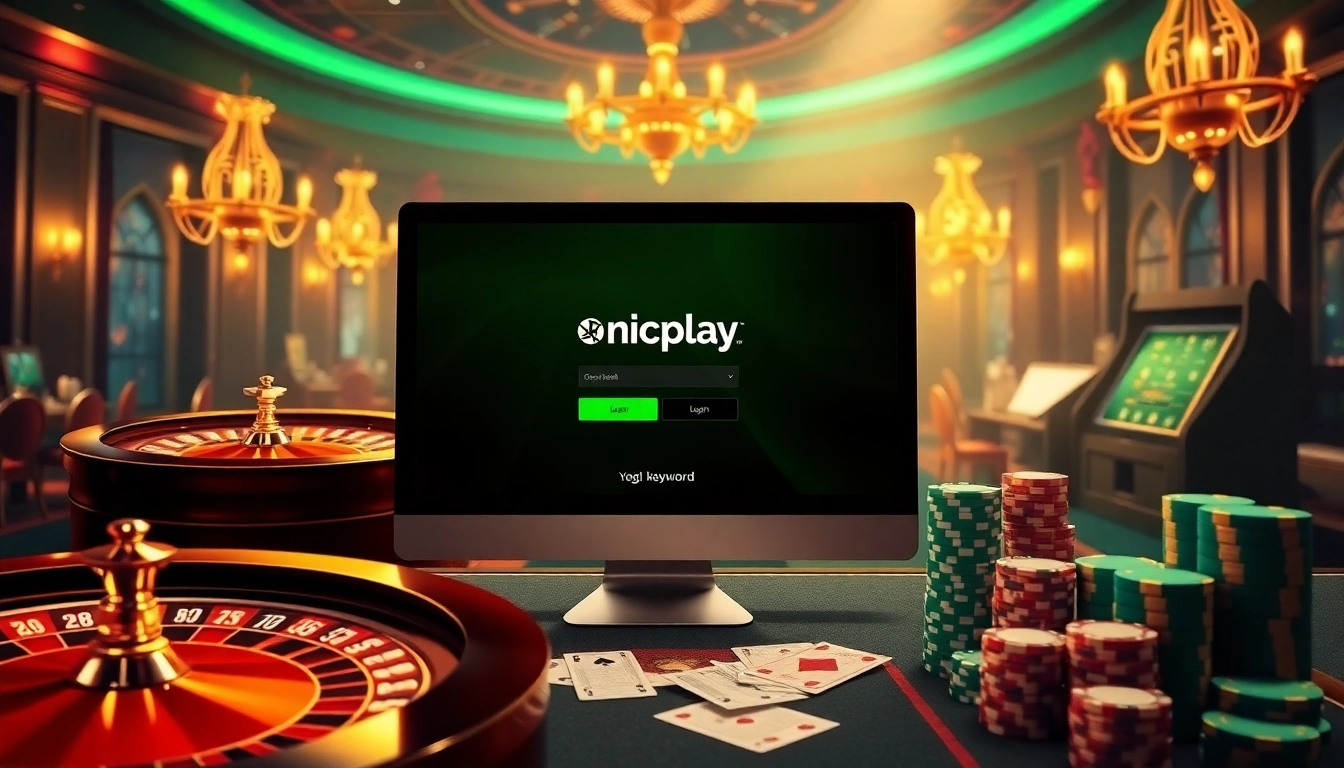 Experience the thrill of onicplay login with exciting virtual casino elements like roulette and poker.