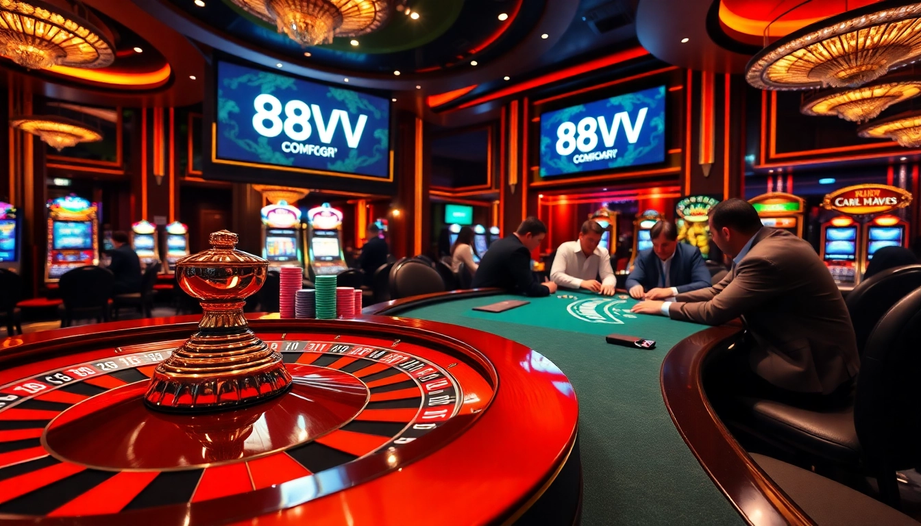 Experience the thrill of 88vv casino games with vibrant colors and exciting gameplay.
