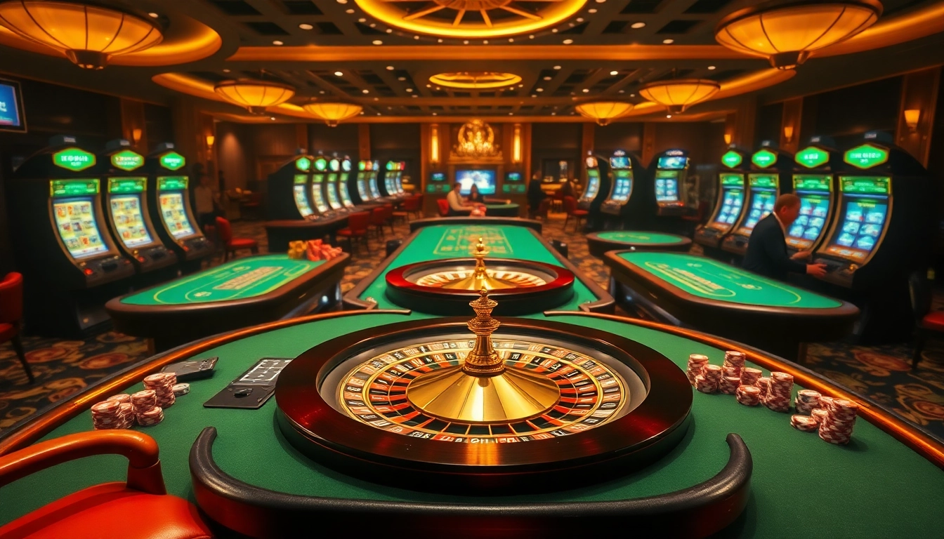 Experience the thrill of 8day casino games with luxurious tables and vibrant slots.